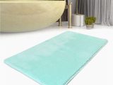 Blue Green Bathroom Rugs Meral Home Bathroom Rug Turquoise Mint Large 80 X 150 Cm soft Non …