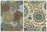 Blue Green Brown area Rugs Remodelaholic