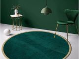 Blue Green Round Rug Modern Round Rug – Blended Fabrics – Blue – Green From Apollo Box