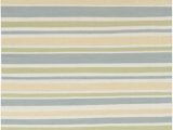 Blue Green Striped Rug Diva at Home 8 X 11 Pastel Striped Blue White Yellow and