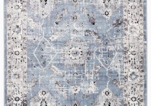 Blue Grey and White area Rug Nashira oriental Blue & White area Rug In 2020