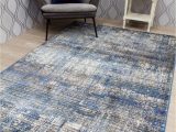Blue Grey and White Rug Blue Grey Rug Mat Large Small Living Room Rugs Fade Distressed – Etsy.de