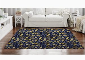 Blue Grey and Yellow Rug Blue and Yellow Rugs Floral area Rug Blue and Yellow Ditsy – Etsy.de