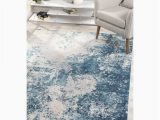 Blue Grey area Rugs 8×10 Harmony Collection Modern Abstract Indoor 8×10 area Rug