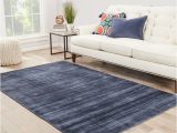 Blue Grey area Rugs 8×10 Shop Lizette Handmade solid Blue Gray area Rug 8 X 10