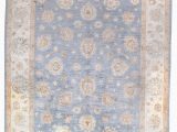 Blue Hand Knotted Wool Rug Cedrick Hand Knotted Wool Blue Brown area Rug