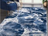 Blue Marble area Rug Blue-marble-rug Wayfair