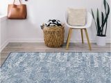 Blue Ombre Rug 8×10 Granite Ombre Slate Blue Rug