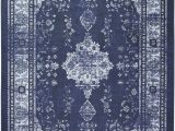 Blue oriental area Rugs Pippin oriental Looped Hooked Blue area Rug