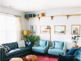 Blue oriental Rug Living Room Living Room Makeover Reveal In Honor Design