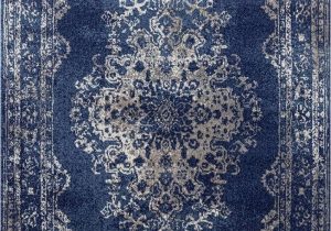Blue oriental Rug Runner Dara Rugs 3931 Dark Blue oriental 5 X 7 area Rug Carpet New