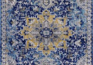 Blue oriental Rugs 8×10 Luxe Weavers Manhattan Collection oriental 8×10 Blue area Rug 2527