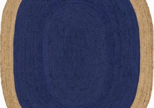 Blue Oval area Rugs Navy Blue 8 X 10 Braided Jute Oval Rug Affiliate Blue
