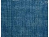 Blue Overdyed area Rug Blue Over Dyed Turkish Vintage Rug 6 X 8 9" 72 In X 105 In