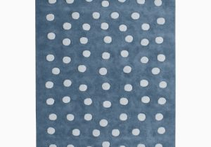 Blue Polka Dot Rug organic Weave Cotton Blue White Polka Dot Rug Gots Certified …
