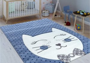 Blue Polka Dot Rug Paco Home Children’s Rug Indigo Blue Trend Modern Cheshire Cat …
