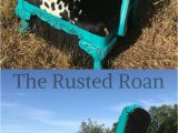 Blue Roan Cowhide Rug Upholstered Furniture Western Cowhide Cowgirl Custom