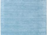 Blue Rug with Fringe Rugvista Handloom Fringes Light Blue Rug 5 3"x7 7" 160×230 Cm Modern Carpet
