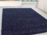 Blue Shaggy Rug for Sale Long Pile High Pile Living Room Shaggy Carpet Pile Height 3cm Plain Navy