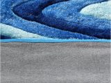 Blue Swirl area Rug Mateos Shag Collection Blue Swirl area Rug – Overstock – 30342647