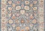 Blue Transitional area Rugs Ill710m Color Blue Creme Size 2 3" X 8