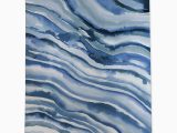 Blue Watercolor area Rug Watercolor Waves area Rug by Kavka Designs – Overstock – 29019437