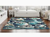 Blue Wave area Rug Ocean Wave Rugs Blue and Turquoise Ocean Waves Indoor area – Etsy.de