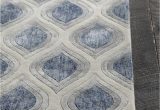Blue White and Grey Rug Clara Collection Hand Tufted area Rug In Blue Grey & White