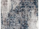 Blue White and Grey Rug Mist Breeze Transitional Rug