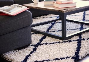 Blue White Shag Rug the Amb0658 area Rug From Anji Mountain Features A 50 Rayon