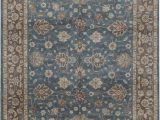 Blue Wool area Rugs 8×10 Cornwall oriental Hand Knotted 8 X 10 Wool Blue Brown area Rug