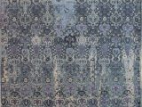 Blue Wool Rugs 8×10 Jaldar Blue Hand Knotted 8 1" X 10 0" area Rug 902