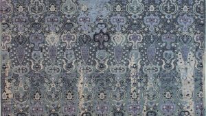 Blue Wool Rugs 8×10 Jaldar Blue Hand Knotted 8 1" X 10 0" area Rug 902