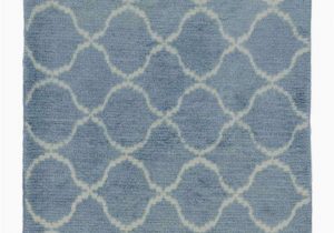 Blue Wool Runner Rug Blue New Contemporary Hand Knotted Wool Runner Rug 3 1" X 12 4" 37 In X 148 In