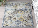 Blue Yellow Gray Rug Hillsby oriental Blue/yellow/gray area Rug