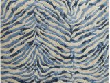 Blue Zebra Print Rug Pier 1 Imports Coda Zebra Blue Wool Rug