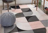 Blush Pink area Rug 5×7 Well Woven Maggie Blush Pink Modern Geometric Dots & Boxes Pattern area Rug 5×7 5 3" X 7 3"