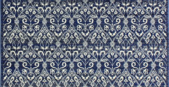 Bodell Dark Blue area Rug Bodell Ikat Dark Blue area Rug