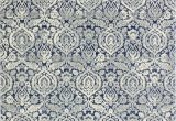 Bodell Dark Blue area Rug Bodell Power Loom Dark Blue White Rug