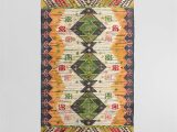 Boho Woven Cotton Kilim Alina area Rug 5×8 Boho Woven Cotton Kilim Alina area Rug World Market