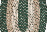 Braided area Rug 5 X 8 Constitution Rugs Plymouth 5 X 8 Braided Rug In Hunter Green