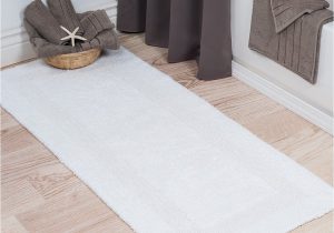 Braided Chenille Oversized Bath Rug 24×60 Take A Look at This White Reversible Long Bath Rug today