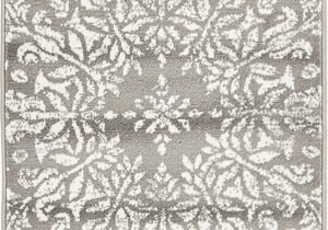 Brandt Gray area Rug by Mistana Brandt Floral Gray area Rug