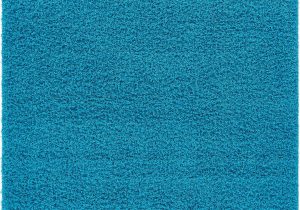 Bright Blue Shag Rug soft and Fluffy Non Slip Shag Rug solid Color Turquoise Blue area Rug