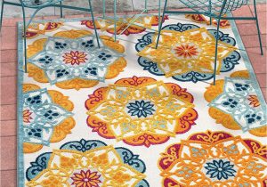 Bright Colored Floral area Rugs Well Woven Francesca Bright Multicolor Indoor Outdoor Medallion Floral Pattern area Rug 5×7 5 3" X 7 3"