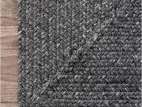 Bromborough Hand Braided Charcoal area Rug Nuloom Lefebvre Casual Braided Charcoal 10 Ft. X 14 Ft. Indoor …