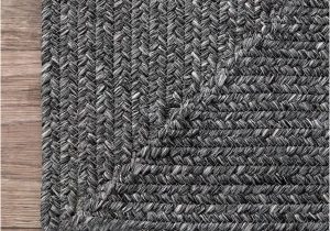 Bromborough Hand Braided Charcoal area Rug Nuloom Lefebvre Casual Braided Charcoal 10 Ft. X 14 Ft. Indoor …