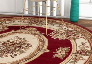 Brown and Blue area Rug Walmart Well Woven Timeless Le Petit Palais Traditional Medallion