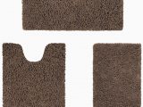 Brown and Blue Bath Rugs Amazon Homeideas Value 3 Pieces Bathroom Rugs Set Grey