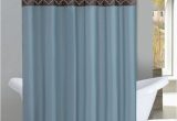 Brown and Blue Bath Rugs Home Dynamix Designer Bath Shower Curtain and Bath Rug Set